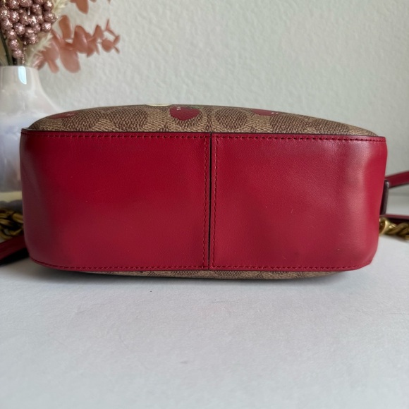 Coach Camera Bag In Signature Canvas With Scattered Apple Print- rare print - Picture 3 of 7